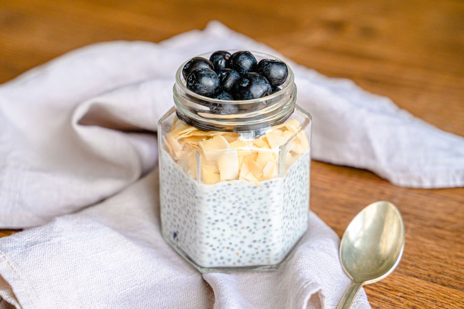 Laktózmentes túrós chia puding